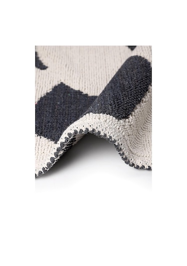 Coolshape Doğal Pamuklu 2'li Banyo Kilim Seti 60x100+50x60 Cm - Antrasit