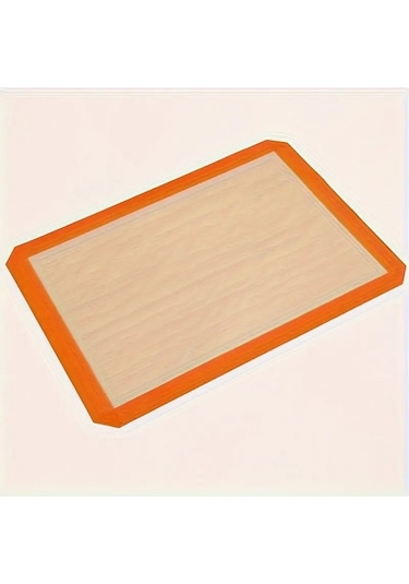 Yapışmaz Silikon Pişirme Matı 30x40 Cm, Isıya Dayanıklı Hamur Açma Ve Pişirme Halısı Diğer