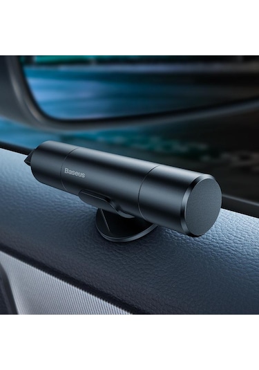 Gümüş Baseus Keskin Alet Kullanışlı Güvenlik Çekiç