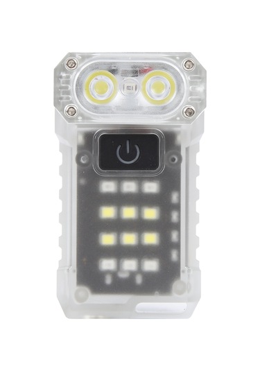 Sones Kxk-1086 Çok İşlevli Mini Çalışma Işığı Döndürme Farı Şeffaf