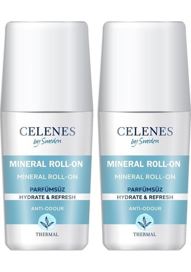 Celenes Thermal Parfümsüz Roll-On Deodorant 2 x 75 ML