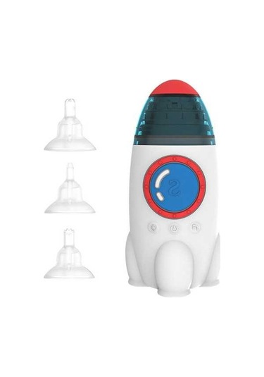 Novahub Moveevo Şirin Bebek Burun Aspiratörü: 3 Seviye Emme, Düşük Ses, Geri Akış Önleyici, Şarjlı, Led, Müzik Ve Taşıma Kılıfı/