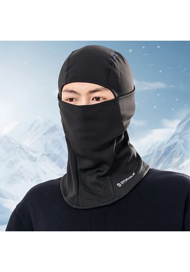 Tongdashop Siyah Universal Tam Yüz Motosiklet Kaskı Polar Astarlı Akıllı Telefon Bağlantılı