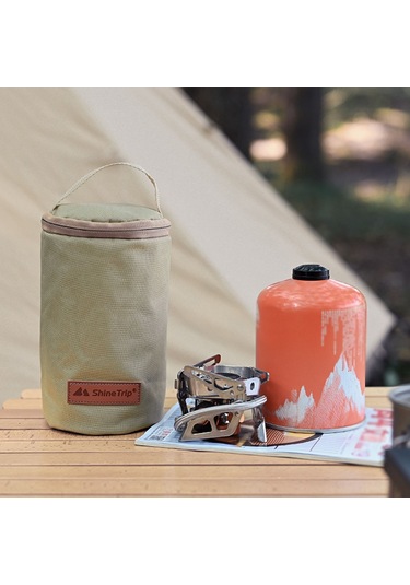 Reedark Kamp Gazı Depolama Çantası, 600d Oxford Kumaş, Darbeye Dayanıklı, Mini Malzeme Çekmecesi, Taşınabilir Outdoor Kılıf Küçük Haki