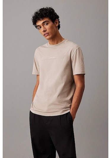 Calvin Klein Erkek Tişört-k10k113791 Haki