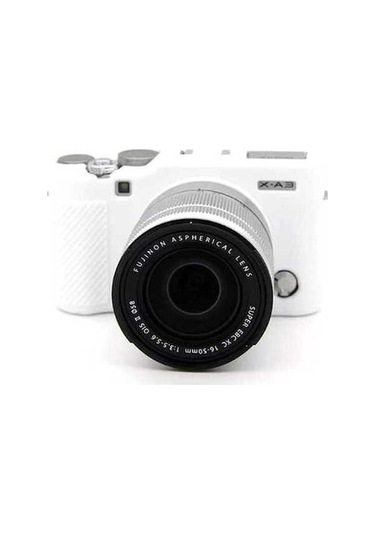 Pazly Fujifilm Xa3/xa10/xa5/xa20 Yumuşak Silikon Kılıf - Çizilmeye Karşı Koruyucu Beyaz Kapak