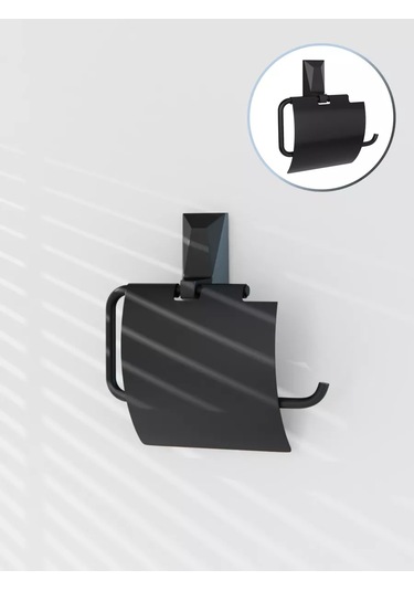 Kleber Kapaklı Tuvalet Kağıdı Tutucu Ice 208962494 Siyah