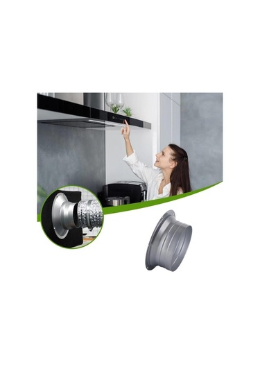 75-300mm Egzoz Kanalı Bağlantı Flanşı Metal Boru Hava Tahliye Bağlantısı Mutfak 250mm