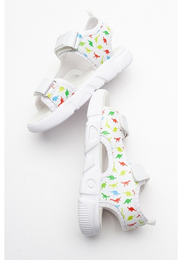 Mnpc Erkek Çocuk Beyaz Anatomik Spor Sandalet 24y4s98461 Beyaz