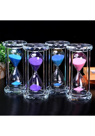 Wezone Renkli Kum Saati - 30 Dakika Zamanlayıcı, Ofis & Ev Dekorasyonu, Hediye Seçeneği Kırmızı