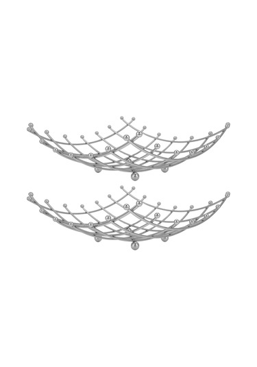 Paslanmaz Çelik Meyve Sepeti, Kase, Sebzelik, Depolama Rafı, Mutfak Depolama, Dekor -