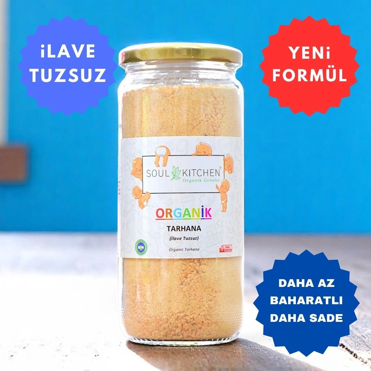 Soul Kitchen Organik Tarhana Cam İlave Tuzsuz 350 G