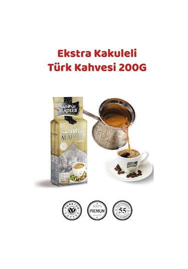 Aladeeb Ekstra Kakuleli Türk Kahvesi 200 G