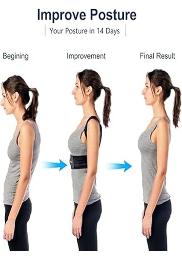 Ankaflex Yeni Nesil Göğüs Destekli Duruş Düzeltici Korse