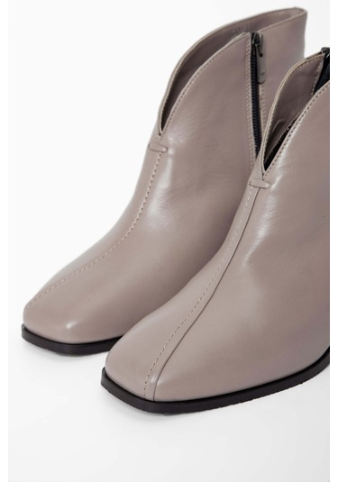 Tamer Tanca Kadın Hakiki Deri Vizon Casual Bot 33 530 Bn Bot Sk22/23 Vızon Dr Vizon