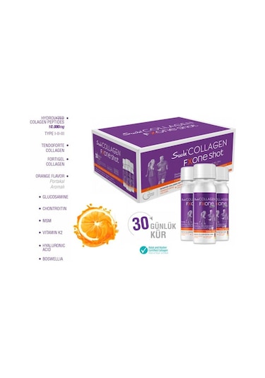 Suda Collagen Fxone Shot Orange 40 x 30
