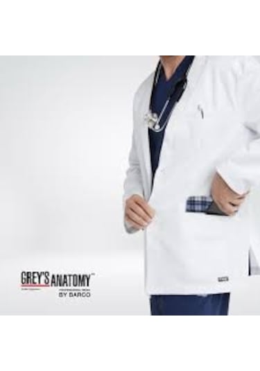 Grey's Anatomy Grc952 Men Lab Coat Beyaz