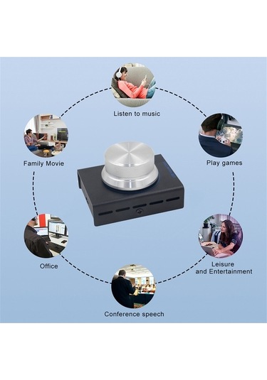 Flybuy Usb Bilgisayar Ses Kontrol Cihazı - Pc Hoparlör Ve Düğme İle Ses Ayarı