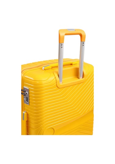 Ççs 5239 Polipropilen Büyük Boy Valiz Sari