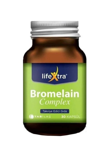 Lifextra Bromelain Complex Takviye Edici Gıda 30 Kapsül