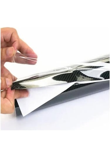 152cmx20cm 5d Siyah Ultra Parlak Hava Kanallı Karbon Folyo