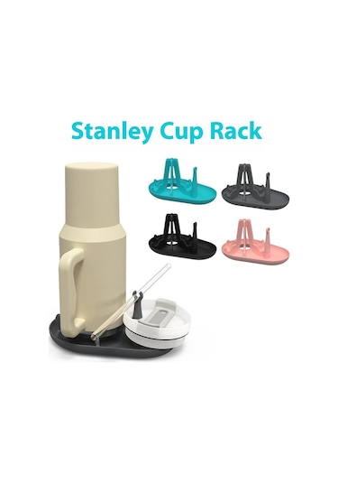 Suntek Kahve Kupa Su Bardak Rafı Taşınabilir Şişe Gri