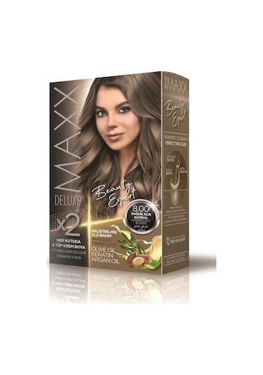 Maxx Deluxe Saç Boyası Set Yoğun Açık Kumral 8/00