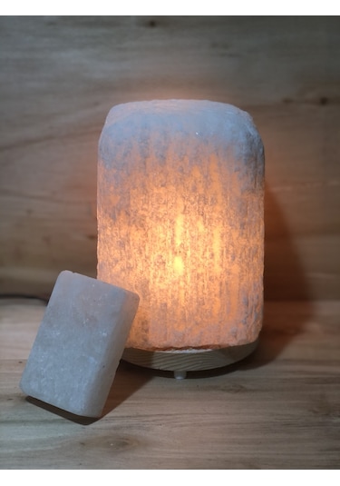 Doğal Tuz Lambası 4-5 KG - Tuz Abajur - Tuz Sabunu