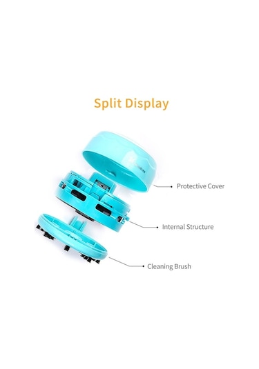 Besthome1 Pembe Mini Kablosuz Süpürge - Kırıntı Ve Toz Temizleyici, Pil İle Çalışır, Taşınabilir