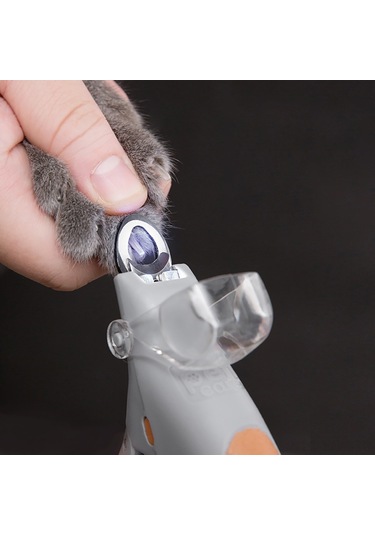 Springsun Led Aydınlatmalı 5x Büyütmeli Kedi Tırnak Makası - Ergonomik Tutma Yeri Ve Kan Çizgisi Koruma