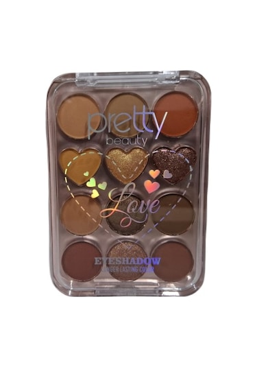 Pretty 12li Far Eyeshadov Longer Lasting Color No 02 001