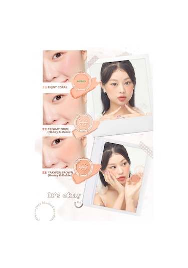 Peripera Pure Blushed Sunshine Cheek 08 Cotton Nude
