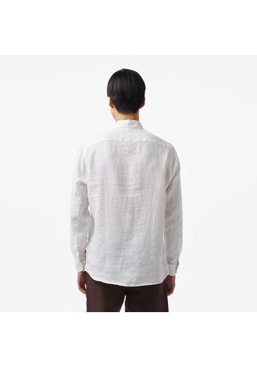 Nautica Erkek Beyaz Classic Fit Gömlek Düz W55101t Beyaz