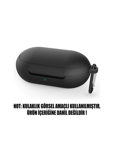Microsonic Samsung Galaxy Buds Plus Mat Silikon Kılıf Siyah