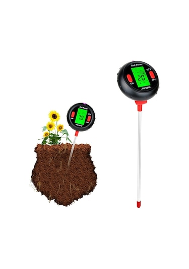 Butu Rz104 Toprak Ph Ölçer Nem Dedektörü Dijital Monitörü