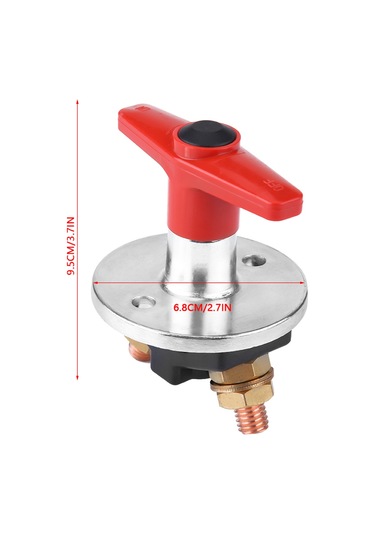 Lemestar Araç Akü Kesici Anahtar, Dc12v-60v 200a, Dayanıklı Abs Plastik, Hızlı Kurulum, Tüm Elektrik Cihazları İçin Kullanım, Anti-rust Ve Anti-koroziv Tasarım