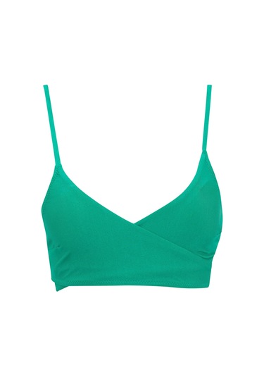 Defacto Fall in Love Regular Fit Bikini Üstü B0387AX23HSGN232 Yeşil