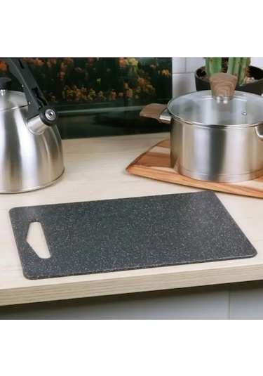 Attrıbute Marble Beyaz / Granit 27,5x36,5cm Kesme Tahtası 141351855 Gri