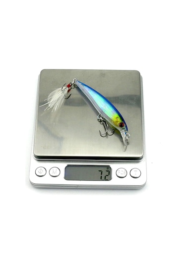 Valkyrie 10 Adet 9cm 7.2gr Tüylü Minnow Rapala Suni Spin Olta Balık Yemi