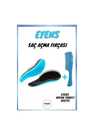 Eyens Saç Açma Fırçası Tarağı Hediyeli