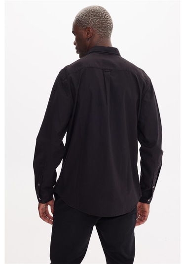 Snoop Siyah Basıc Gömlek Siyah