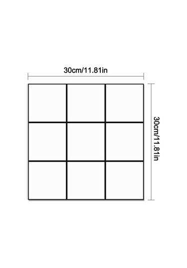 Su Geçirmez Seramik Görünümlü Duvar Çıkartması 3d Duvar Kağıdı Duvar Çıkartmaları Yatak Odası Mobilyaları Oda Mutfak Diğer