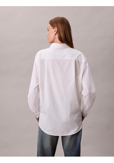 Calvin Klein Aop Logo Perfect Button-down Shi-11647 Beyaz