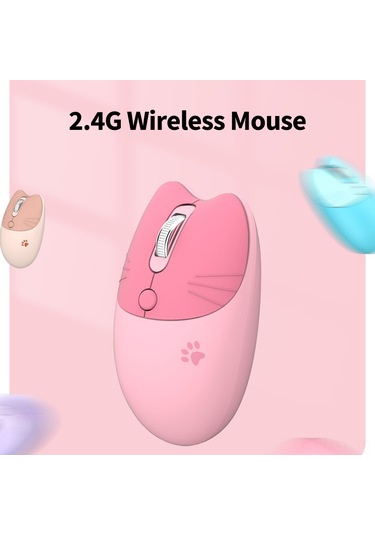 Shineyee Mofii M3 Kablosuz Mouse 2.4g - Ergonomik Tasarım, 3 Seviye Dpı Ayarlı, Düşük Gürültü, Otomatik Uyku Modu, Her İki El İçin Uygun Kahve Rengi