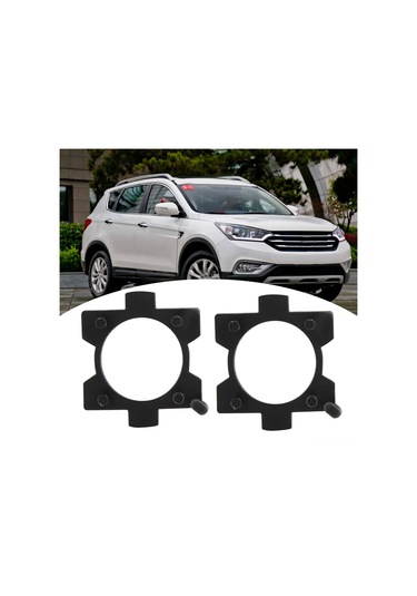 Springsun Geely, Southeast, Dongfeng, Mazda Cx5/cx7 İçin H7 Led Far Adaptörü - Sabit Kurulum,  Soketi Değiştirmeden, Isı Ve Korozyon Dayanıklı 2 Adet