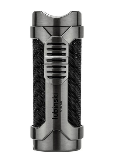 Lubinski Cigar Sehpa Kapaklı Delicili Tek Torch Puro Çakmağı Gunmetal