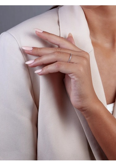 Sılver Whale 925 Ayar Gümüş, Taşlı Yüzük 275135734 Gri