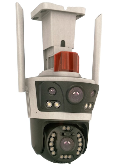 Apronx Apx-wp262 6mp 3.6mm Çift Kamera 21 Led Wifi Ptz Kamera