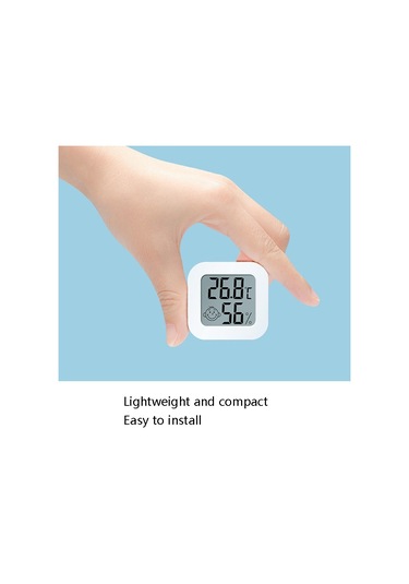 Sones Sıcaklık Ve Nem Ölçer Bebek Odası Sıcaklık Ölçer Beyaz
