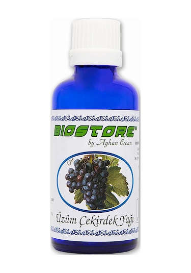 BioStore Soğuk Sıkım Üzüm Çekirdeği Yağı 50 ML